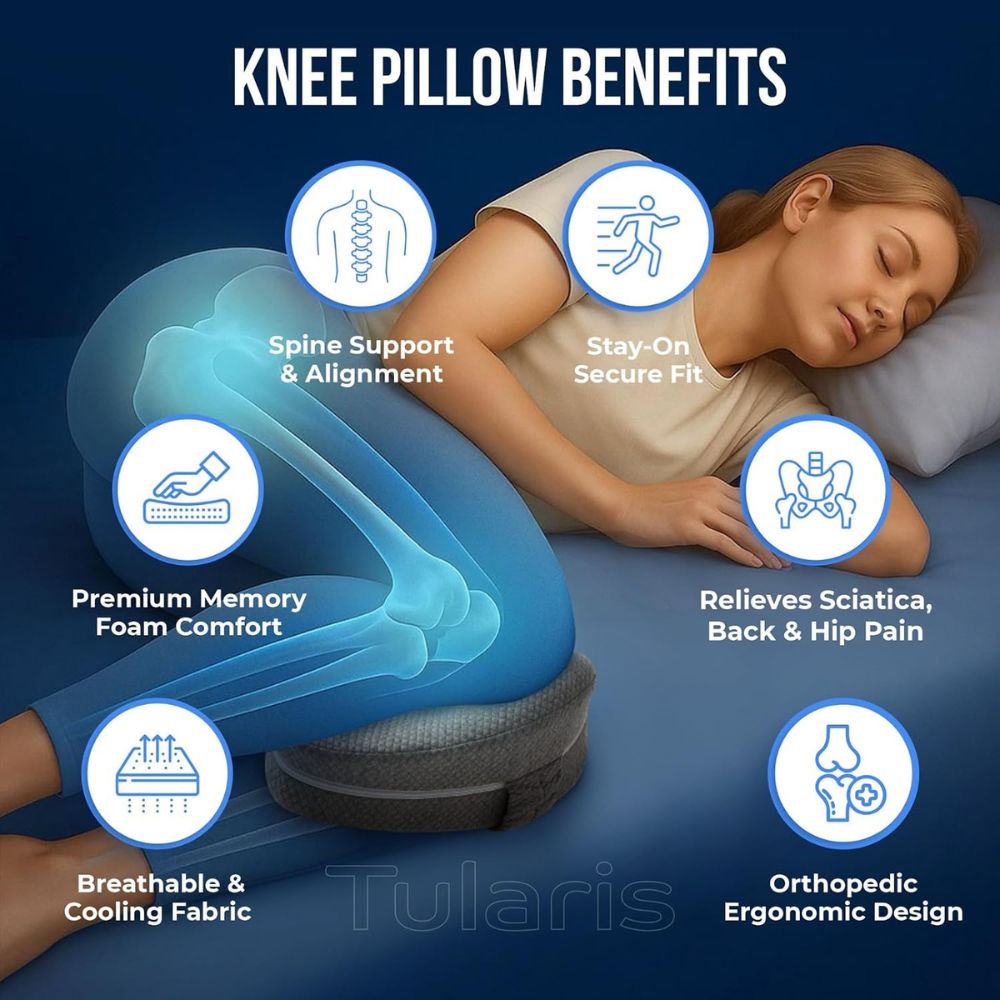 Knee Pillow for Better Sleep